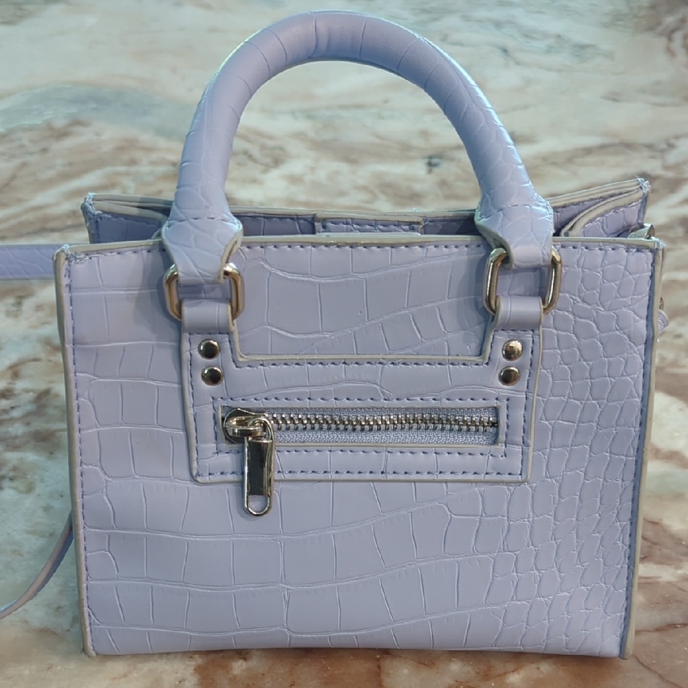 Wild Fable Croc-Embossed Mini Bag in Light Blue